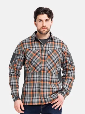 Рубашка Mont Blanc APEX, цвет Olive Plaid